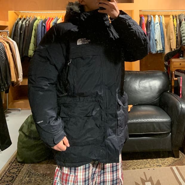 노스페이스 하이벤트 헤비 구스다운 파카 패딩 L 105
