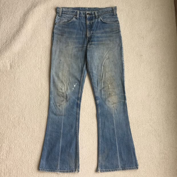 70‘s levis 리바이스 646 벨바텀 부츠컷 데님