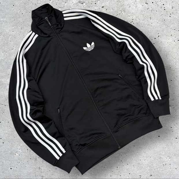 [100] 14s 아디다스 파이어버드 져지 트랙탑 블랙 C901