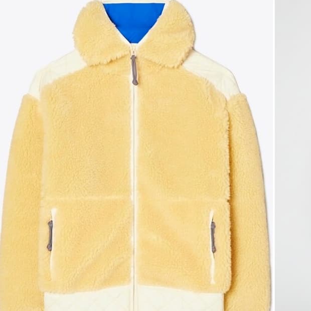 토리버치 신상 후드 뽀글이 패딩