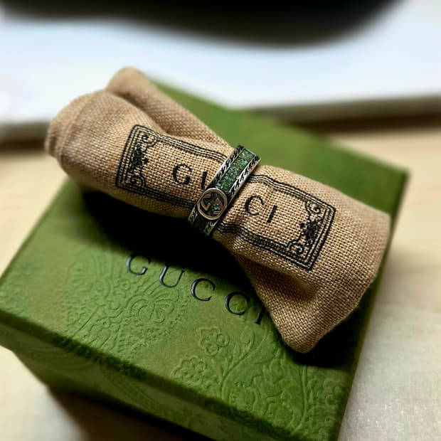 구찌 인터로킹 반지 19호