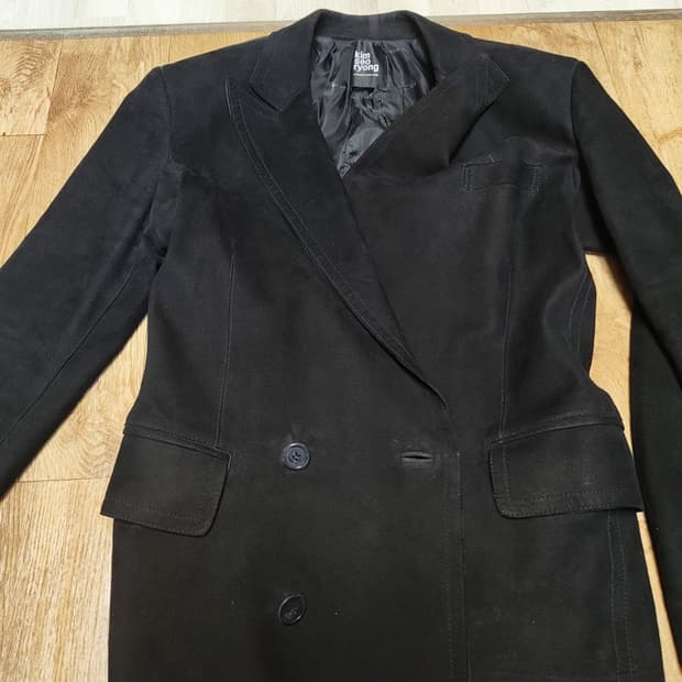 김서룡 벨벳 블레이저 자켓