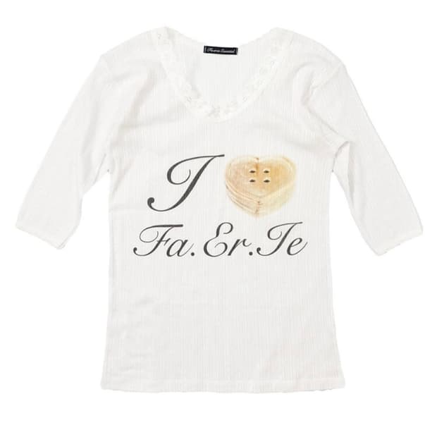 샴페어리 레이스 티셔츠 [F.E.E.S]