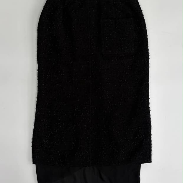 [55/66] 타임 한섬 TIME 20년 신형 트위드 레이어드 쉬폰 롱스