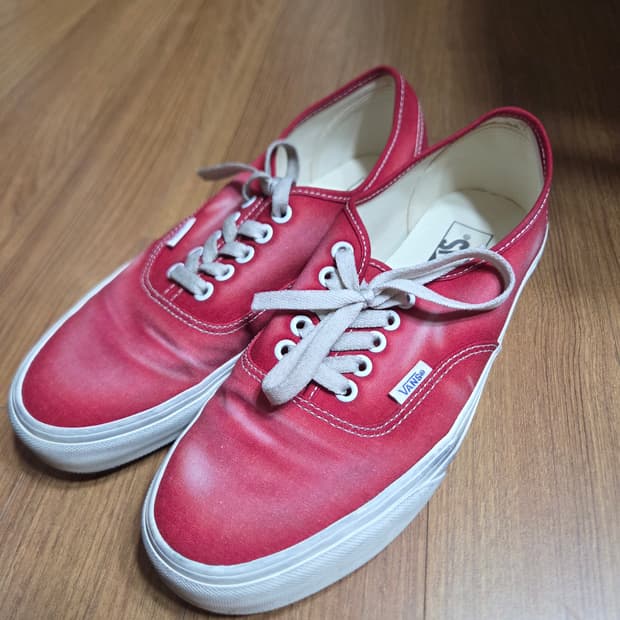 반스 워시드 레드 어센틱 270