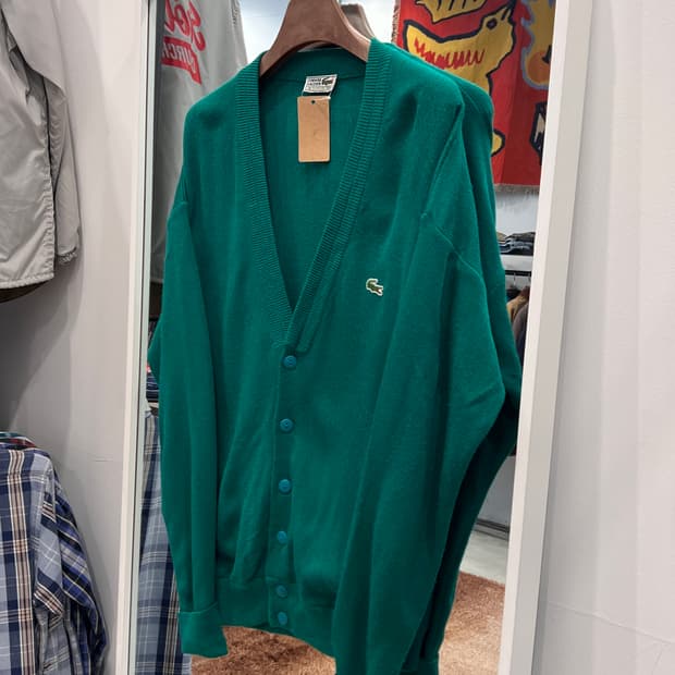 90s Lacoste 라코스테 가디건 (made in Spain)