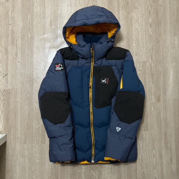 밀레 구스다운 후드 헤비 패딩 M/95 