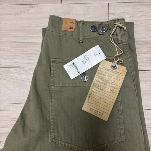 RRL 헤링본 퍼티그 새상품 W30 / L30