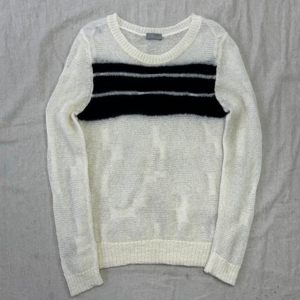 디올옴므 07A/W "Navigate" 모헤어 니트 S