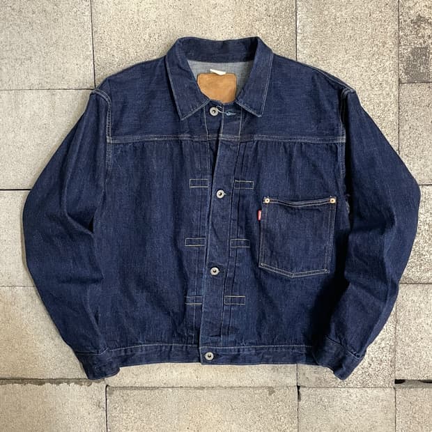 브론슨 44806 1세대 셀비지 데님 트러커 자켓 