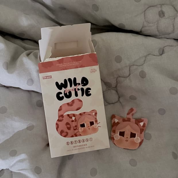 팝마트 크라이베이비 표범 냥이 시리즈 핑크 냥이