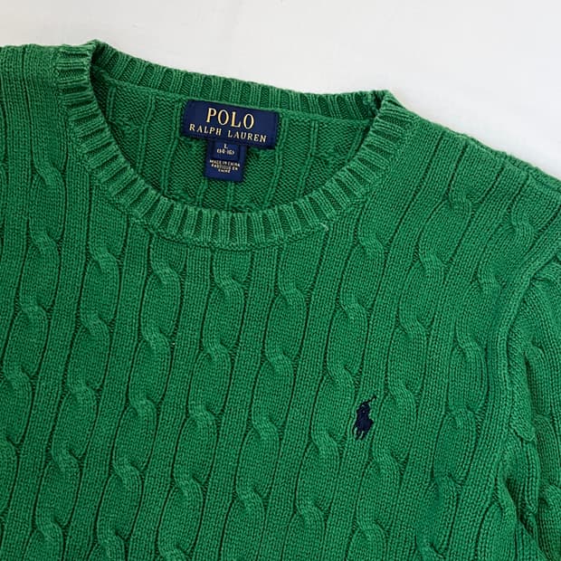 POLO cable knit