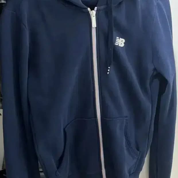 뉴발란스 네이비 후드집업