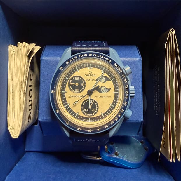 문스와치 미션 투 더 슈퍼 블루 문페이즈(새상품)