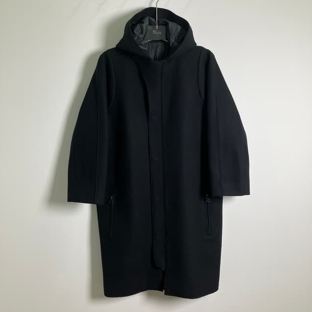 아크네 스튜디오 밀톤 울 패디드 후드 코트 48