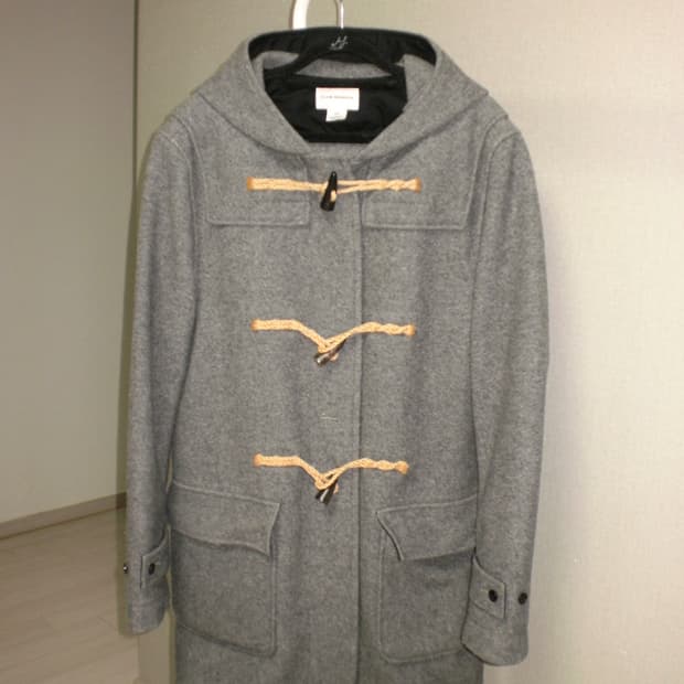unisex) grey duffle coat
