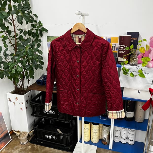 버버리 우먼 퀼팅 자켓 S