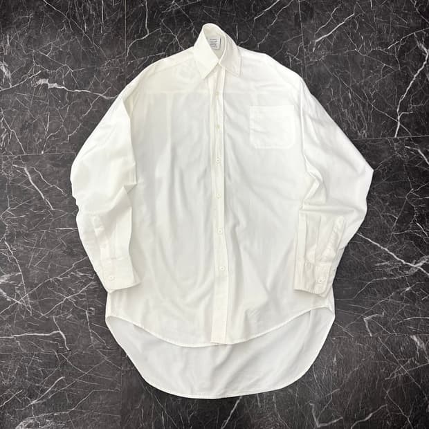 베트멍 루즈핏 버튼업 셔츠 화이트