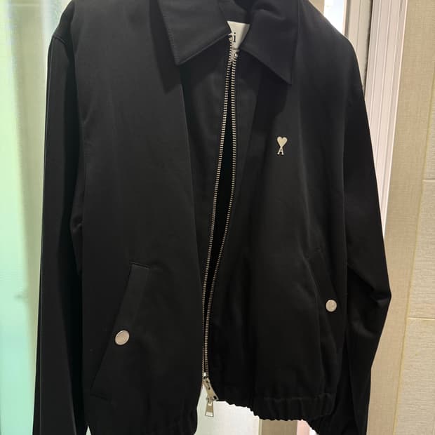 아미 봄버 자켓 블랙