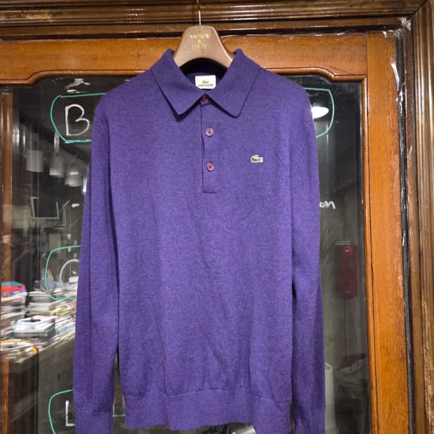 라코스테 램스울 PK 니트