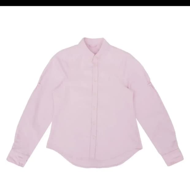 에옹쓰 가든 테이프 셔츠 핑크