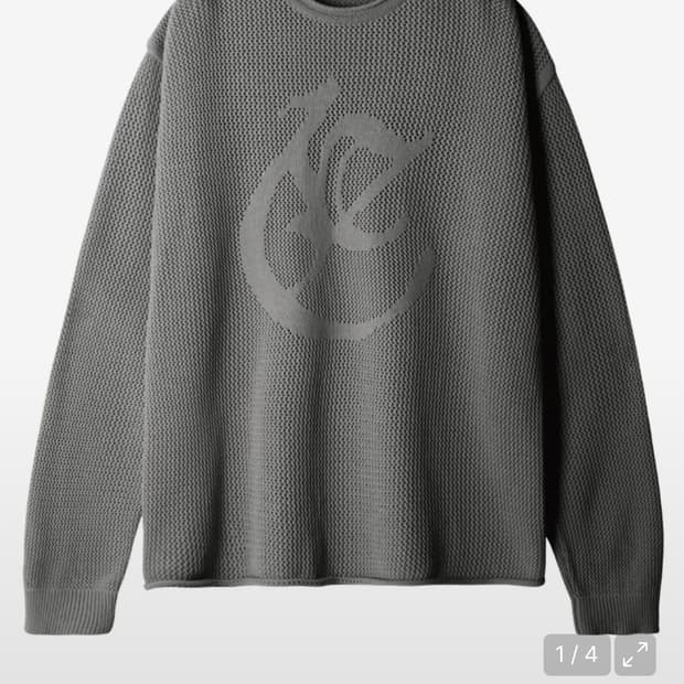 M) Etce 니트 CIRCLE LOGO KNIT (GRAY)