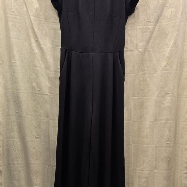 자라 ZARA 블랙 텍스처 점프수트 S사이즈