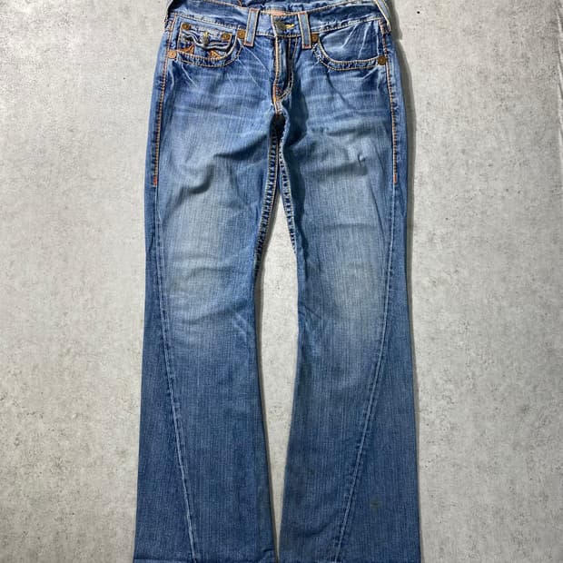 [32] True Religion 트루릴리전 플레어핏 데님팬츠