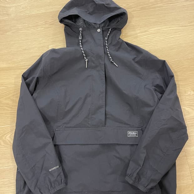 에디 바우어 여성용 아노락 바람막이 블랙 XL 사이즈