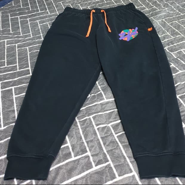 나이키 조던 자이언 그래픽 플리스 기모 조거팬츠 블랙 (XL)