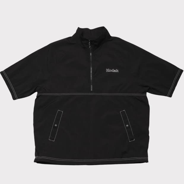 [L] 코닥 화이트 스티치 우븐 아노락 바람막이