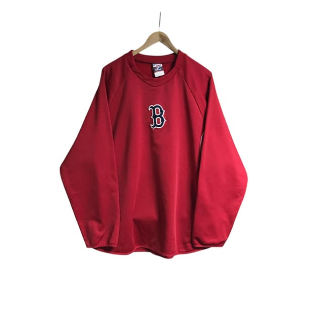 마제스틱 보스턴레드삭스 트랙탑웜업