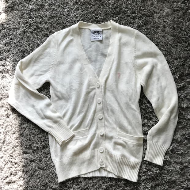 빈티지 아이보리 가디건