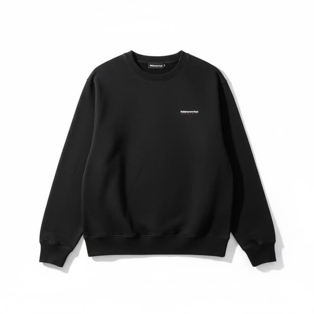 디스이즈네버댓 블랙 맨투맨 티셔츠 M