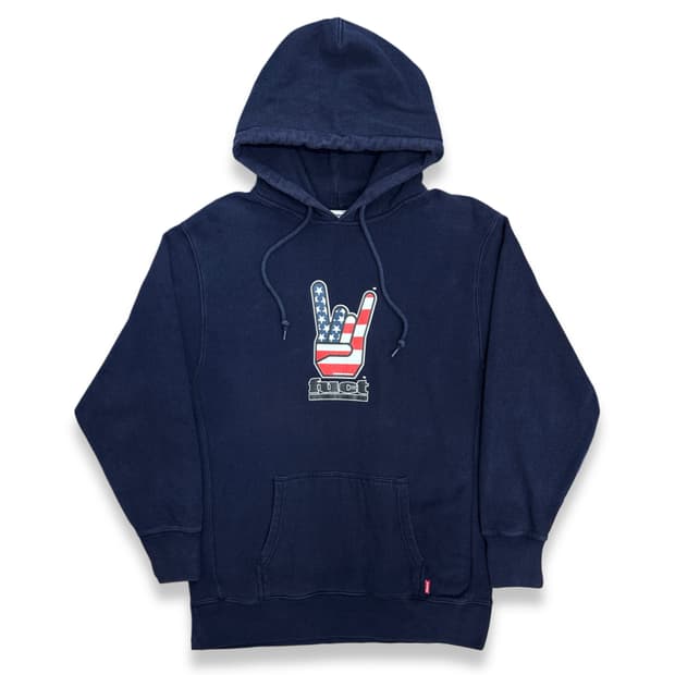00s FUCT 핸드싸인 후디 XL
