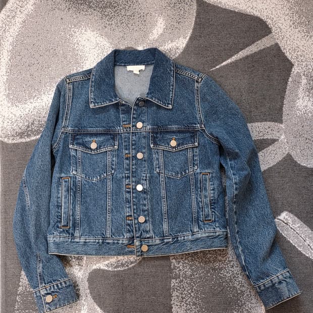 COS 코스 미디엄블루 청자켓 여성용 55