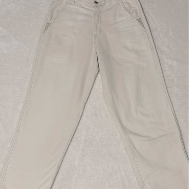 00s stussy White Cotton Pants