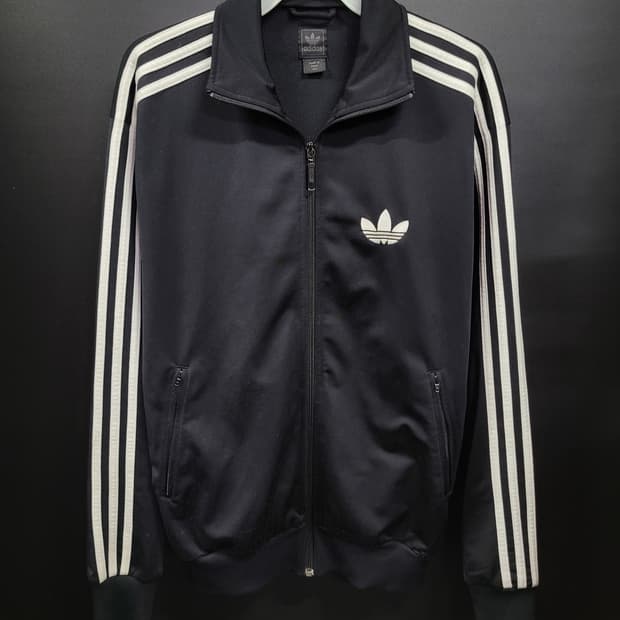 아디다스 올드스쿨 불꽃 파이어버드 검흰 트랙탑 져지 