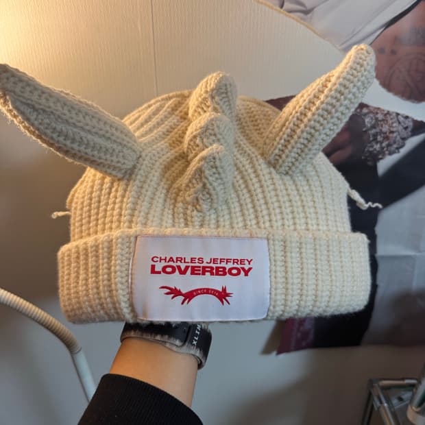 찰리 제프리 러버보이 청키 비니 아이보리