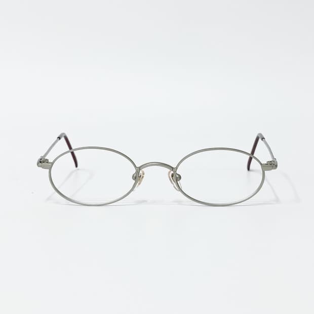 실버 로프 디테일 오벌 메탈 데드스탁 빈티지안경
