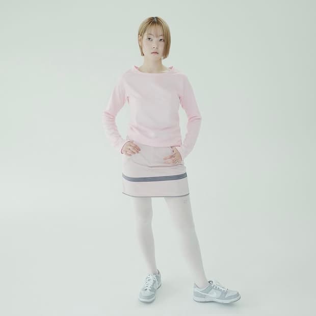 지초이 25ss 티셔츠 핑크