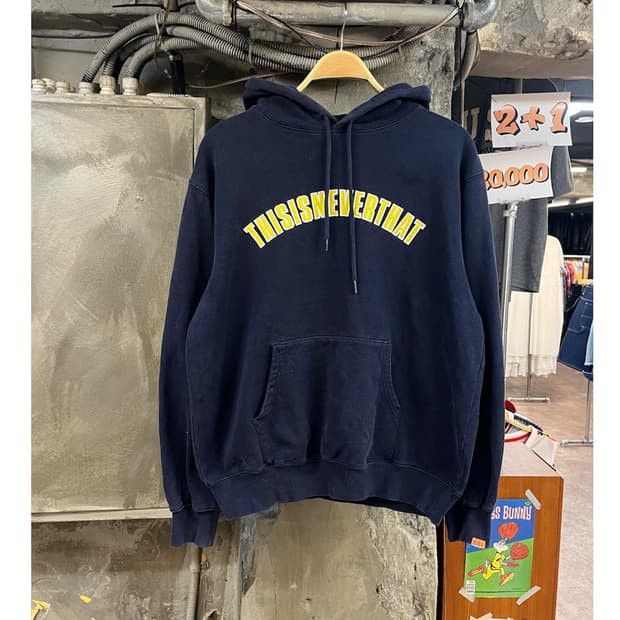 디스이즈네버댓 후드티 네이비 L #csz3996