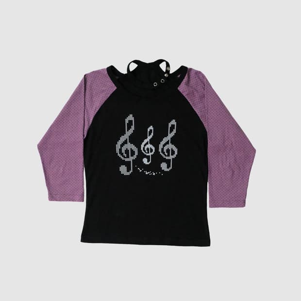 인앤양인하모니 Melody t-shirt purple