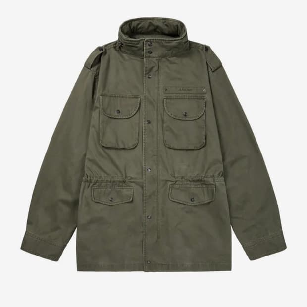아캄 워시드 필드 자켓 카키
