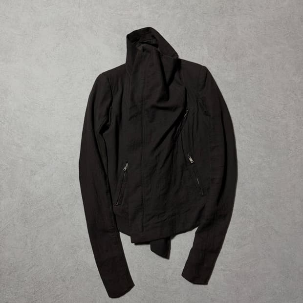 릭오웬스 다크쉐도우 하이넥 코튼자켓