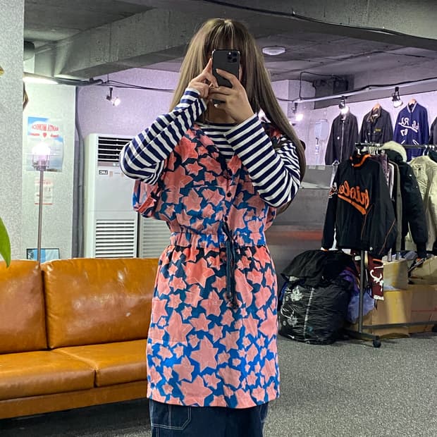 베이프 스타패탄 원피스 B2625