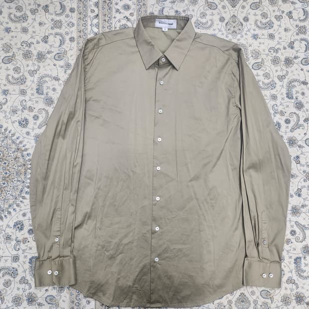 솔리드옴므 카키 셔츠 52사이즈 (105)