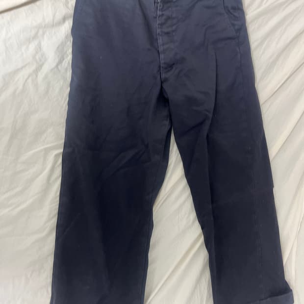 [L]오어슬로우 빈티지핏 아미 트라우저