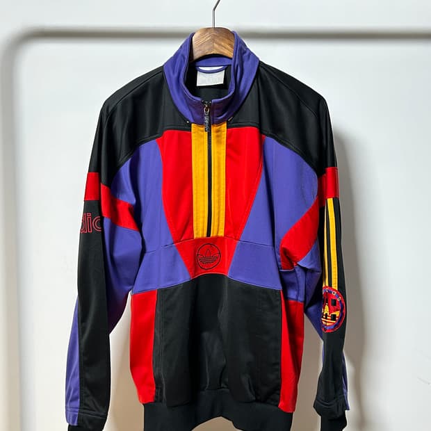 90s Adidas Original Half Zip Up Jacket