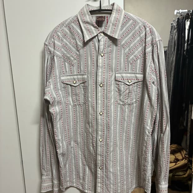 빈티지 무드 웨스턴 셔츠 L/100